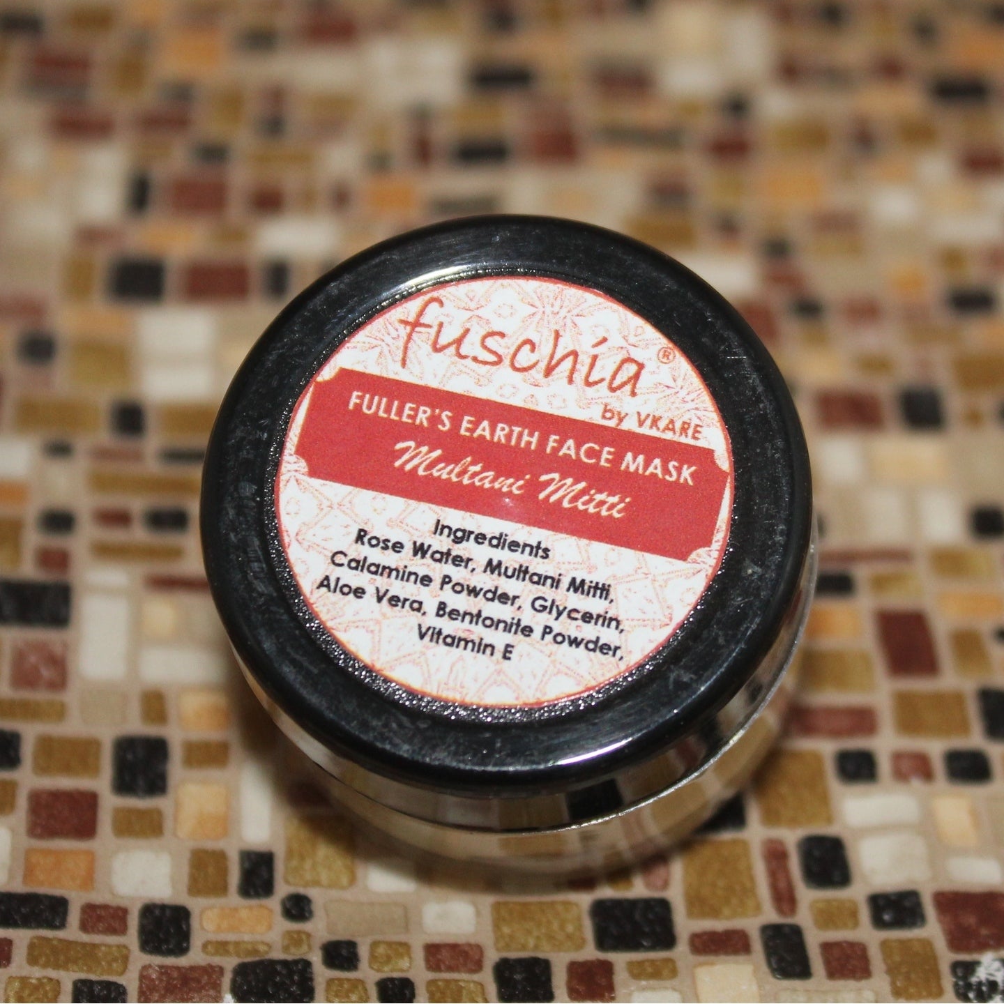 Fuschia Fuller's Earth Face Mask - Multani Mitti-15g(PACK OF 3)