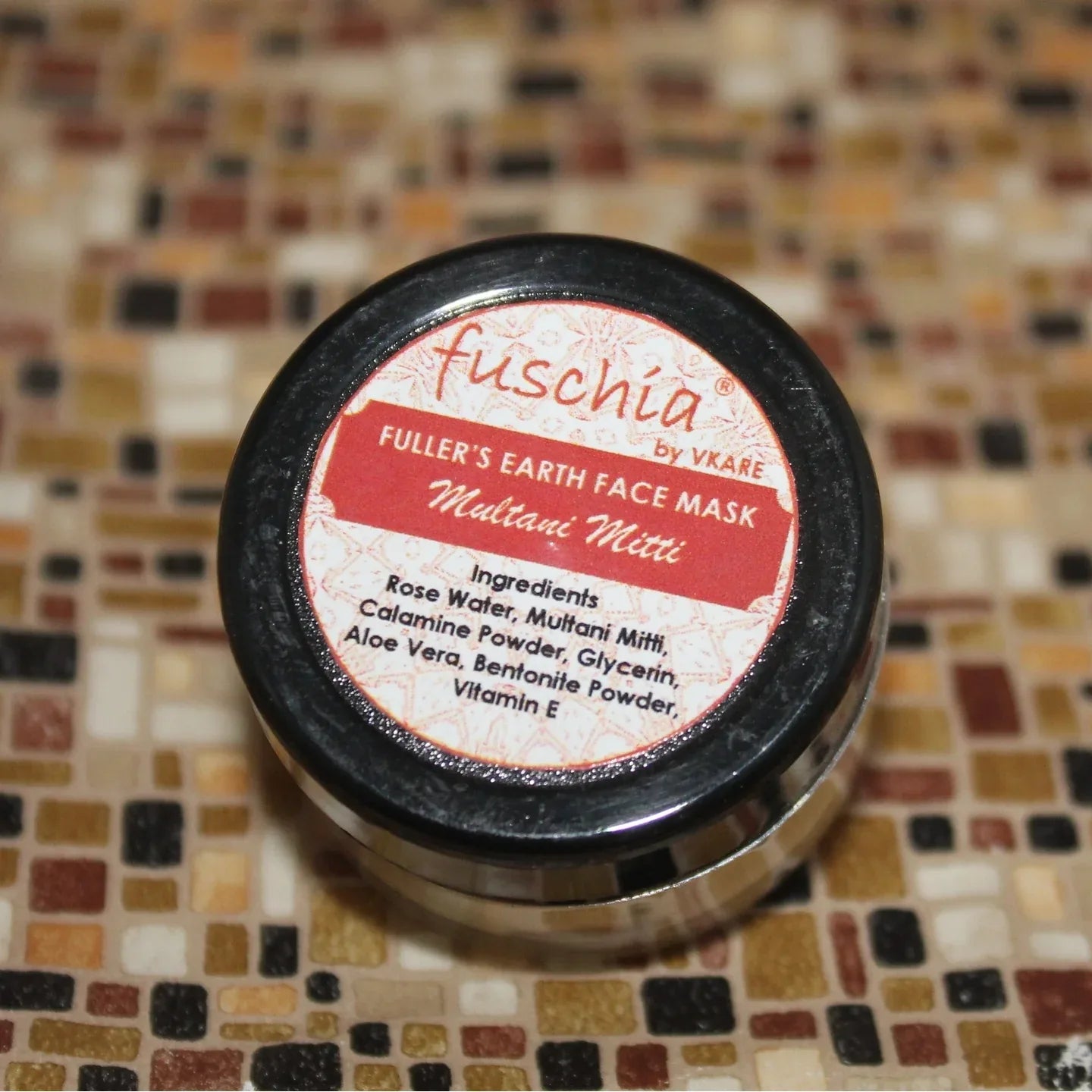 Fuschia Fuller's Earth Face Mask - Multani Mitti-15g(PACK OF 3) - Orgoshops