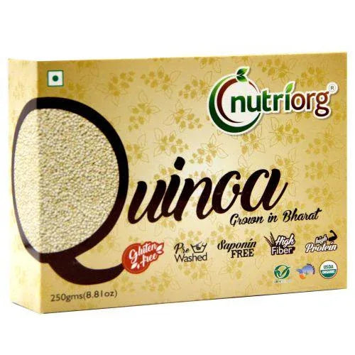 Nutriorgo Certified Organic Quinoa - 250g ( Pack of 2 ) - Orgoshops
