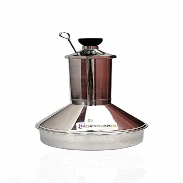 Nakshathra Anodised Aluminiuml Puttu Maker / Puttu Kodam With Lid - Orgoshops