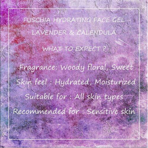 Fuschia Hydrating Face Gel - Lavender & Calendula-10g(PACK OF 2) - Orgoshops
