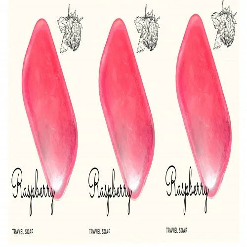 Fuschia - Raspberry Natural Handmade Glycerine Soap-20g(PACK OF 3) - Orgoshops