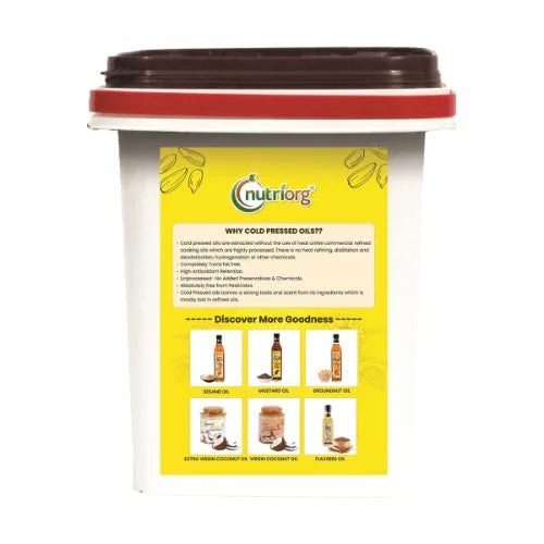 Nutriorgo Certified Organic Sunflower Oil - 5ltr - Orgoshops