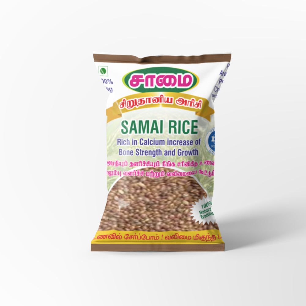 Araikkal Samai Rice / Samai Arisi - 500 g (Pack of 2)