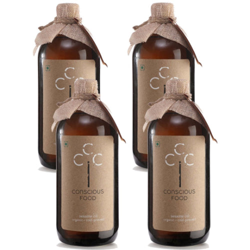 Sesame Oil - Organic Cold Pressed Oil (Chekku Ghani) - 500ml