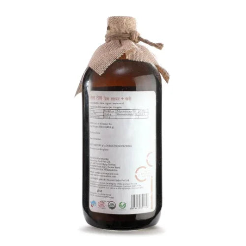 Sesame Oil - Organic Cold Pressed Oil (Chekku Ghani) - 500ml - Orgoshops