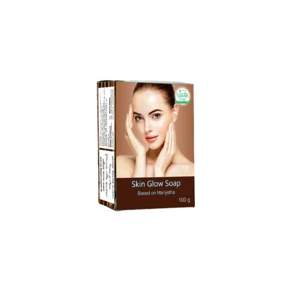 Veena Skin Glow Soap - Based on Manjishta - 100 g ( Pack of 2 ) - Orgoshops