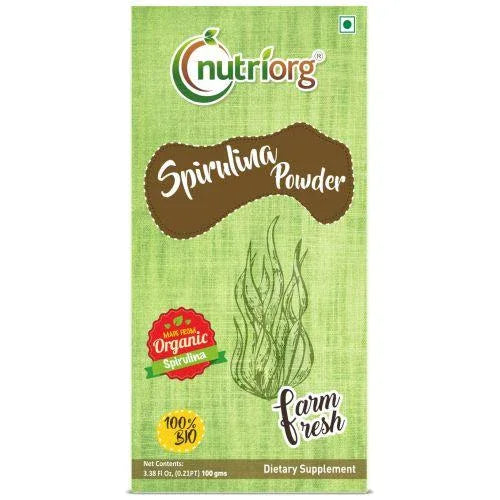 Nutriorg Spirulina Powder - 100g - Orgoshops