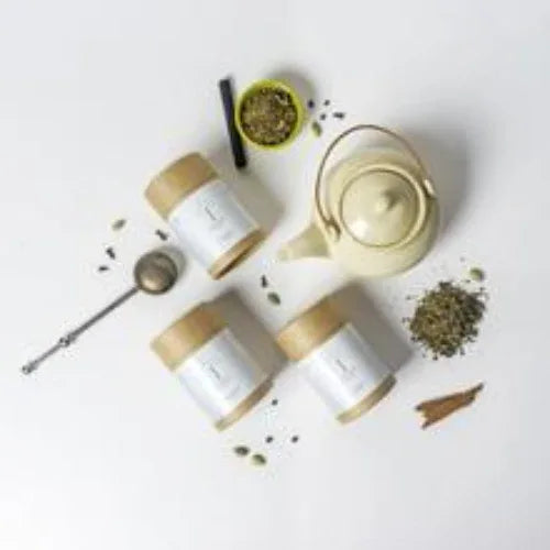 Masala Chai with Green Tea, Cloves, Cinnamon, Ginger, Black Pepper l Good as Kadha - 50g - Orgoshops
