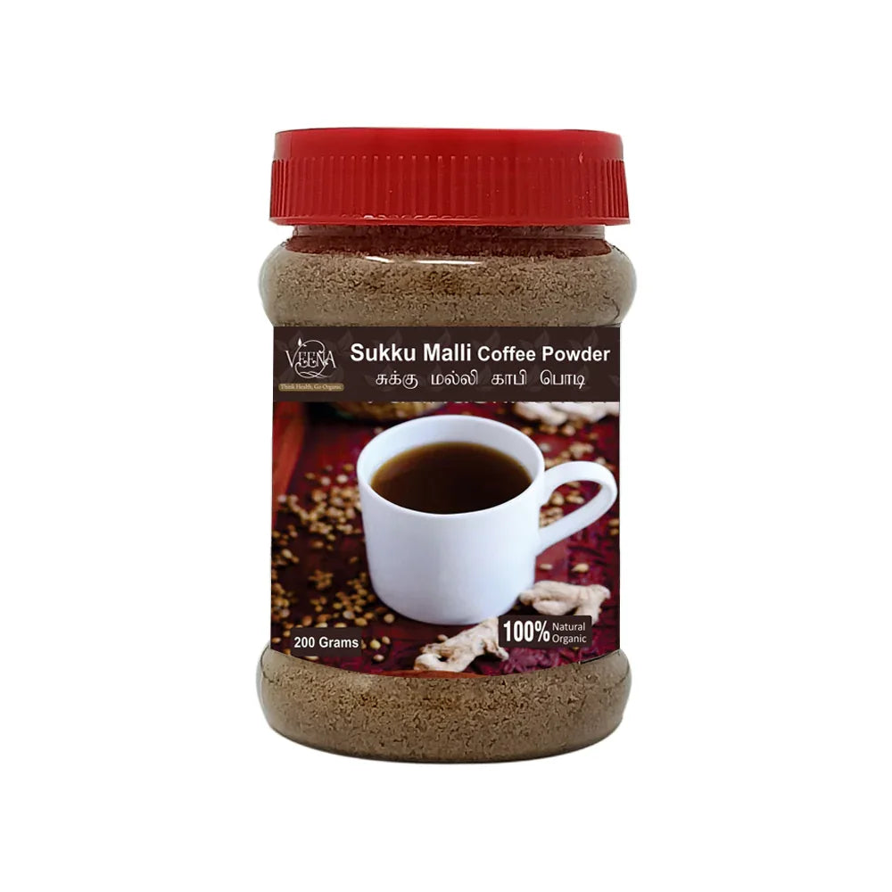 Veena Sukku Malli Coffee - 200g ( Pack of 2 ) - Orgoshops