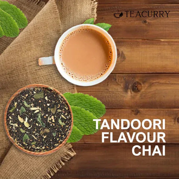 Teacurry Tandoori Chai – Tandoori Chai for Heart, Digestion, Blood Sugar Levels-100g - Orgoshops