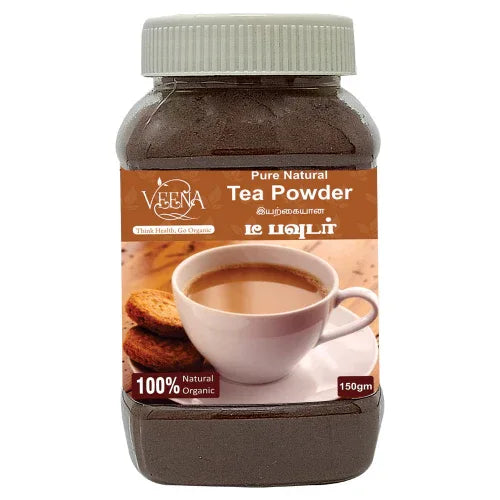 Veena : Products Pure Natural Tea Powder - 150g ( Pack of 2 ) - Orgoshops
