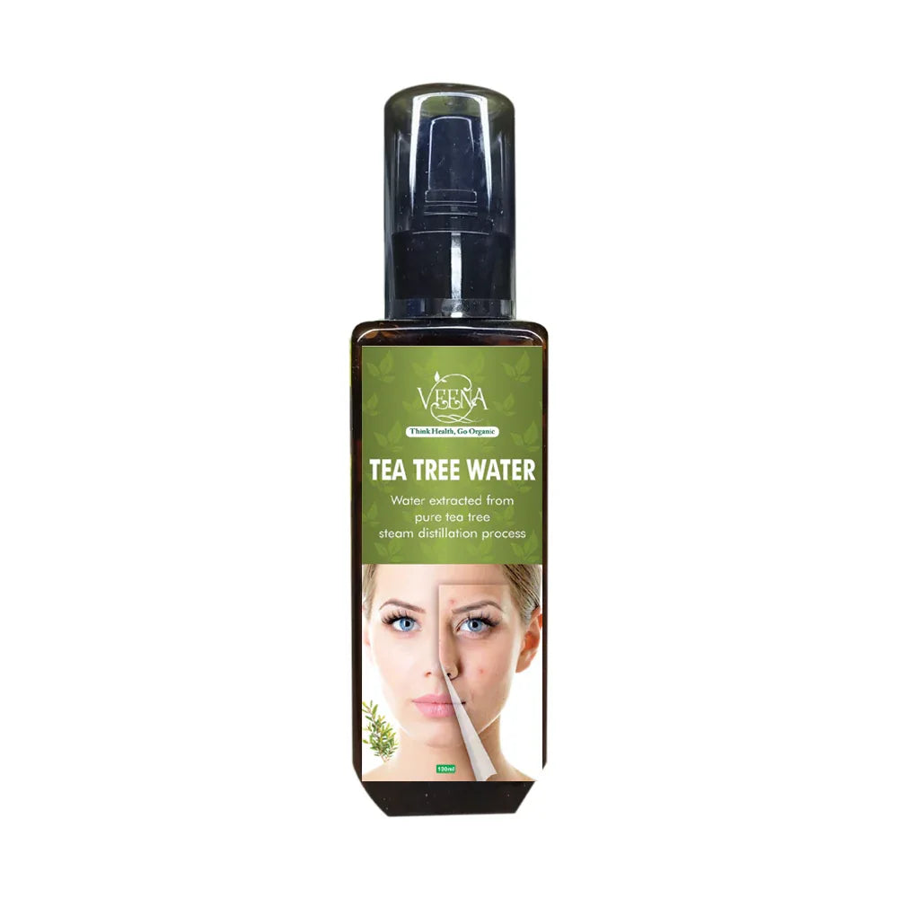 Veena Tea Tree Distilled Face Water - 100ml - Orgoshops