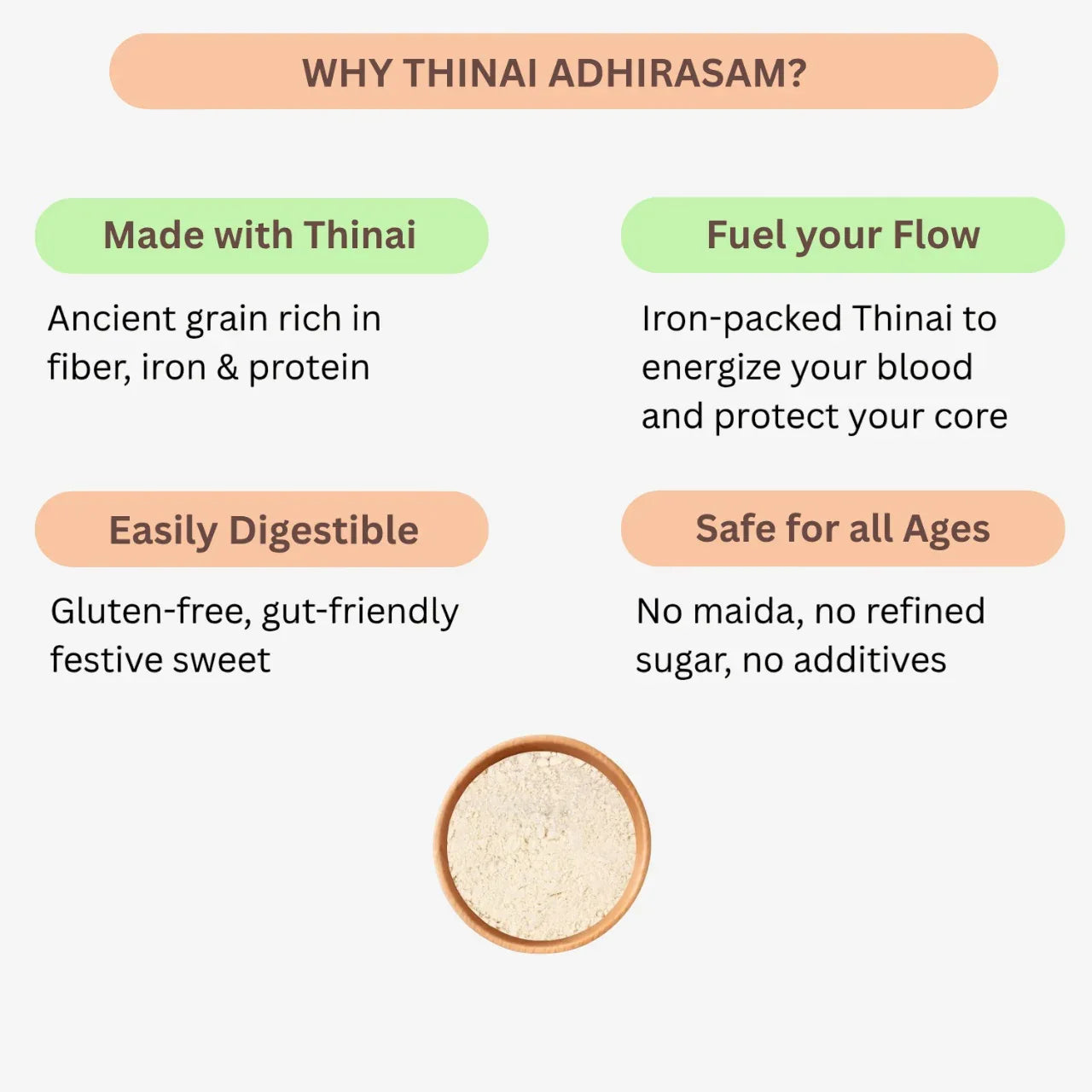 Roohi Thinai Adirasam - 150 gram - ( Pack of 2) - Orgoshops