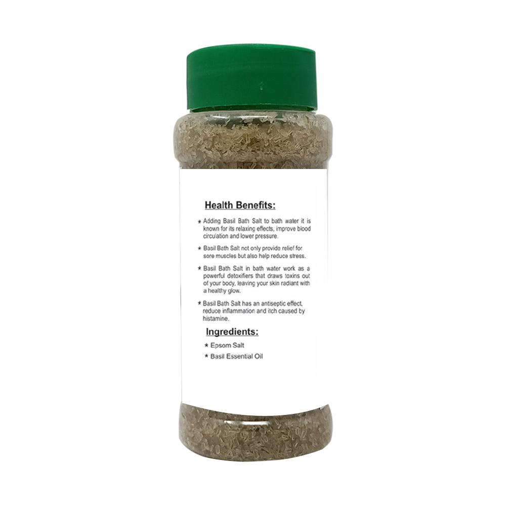 Veena Thulasi | Basil Epsom Bath Salt - 200g