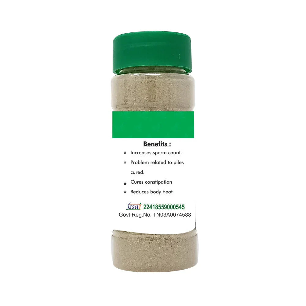 Veena Thuthi Leaf Powder - 60g ( Pack of 3 ) - Orgoshops