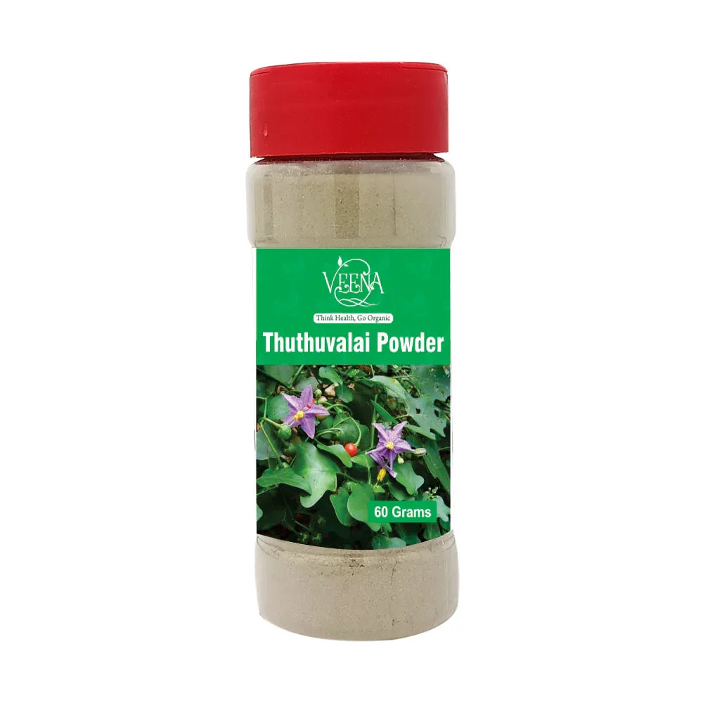 Veena Thuthuvalai Powder - 60g ( Pack of 2 ) - Orgoshops