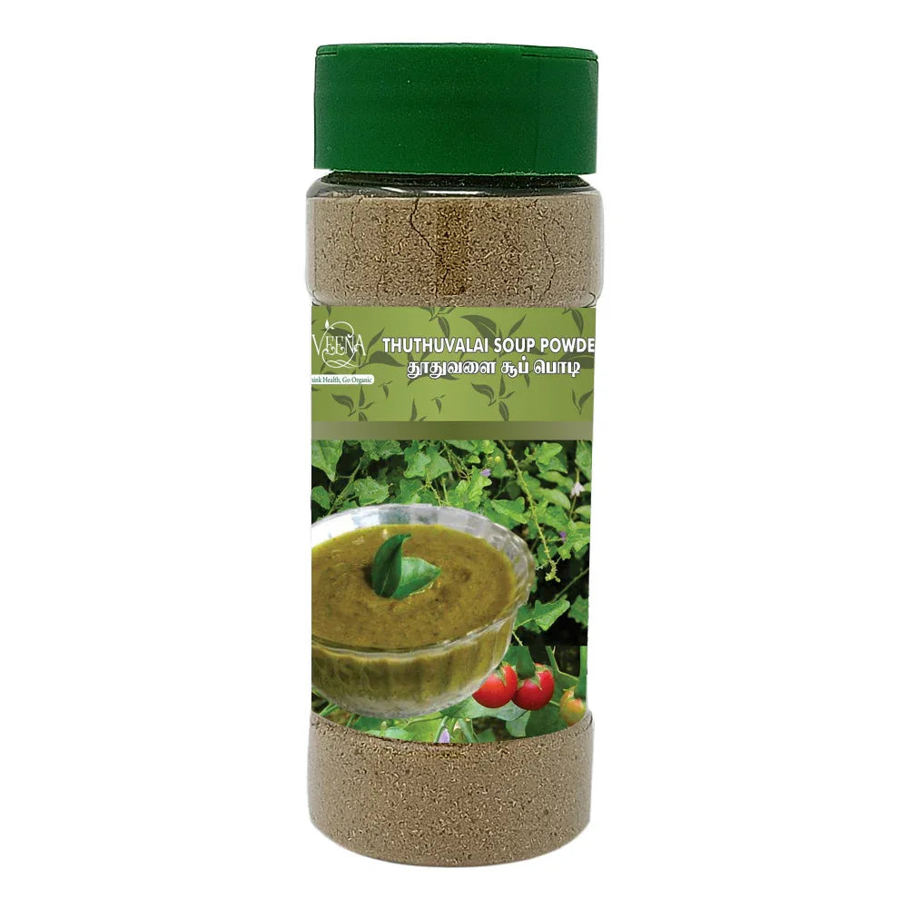 Veena : Products Thuthuvalai Soup Powder - 100g ( Pack of 2 ) - Orgoshops