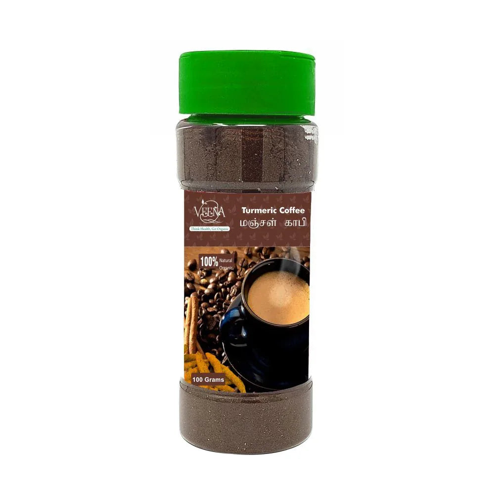 Veena Turmeric Coffee - 100g ( Pack of 2 ) - Orgoshops