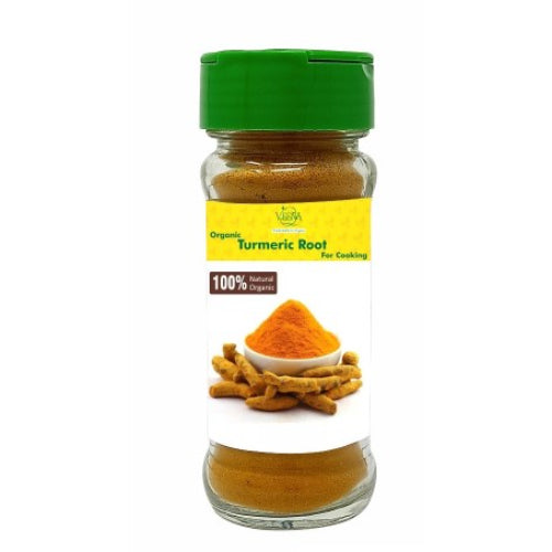 Veena Organic Turmeric Root - 50g ( Pack of 3 )