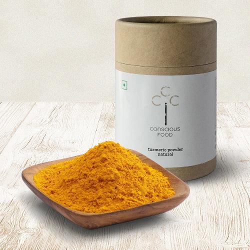 Turmeric powder, High Curcumin, Iron Pounded, Organic - 100g ( Pack of 2 ) - Orgoshops
