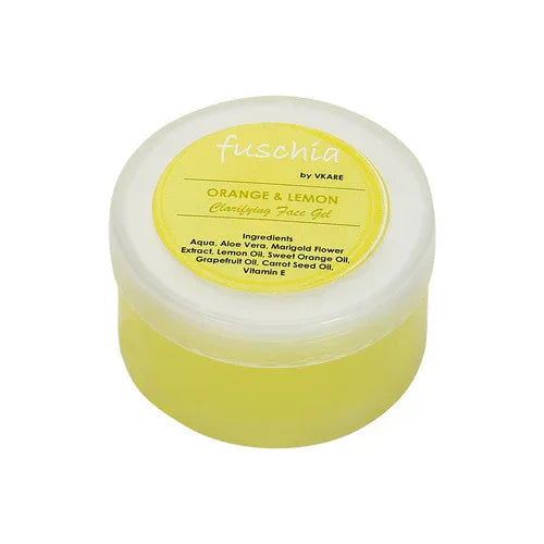Fuschia Clarifying Face Gel - Orange & Lemon - 50g - Orgoshops