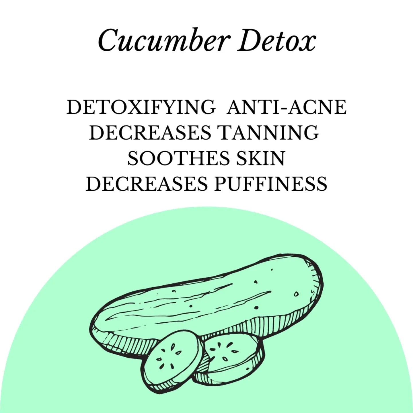 Fuschia - Cucumber Detox Natural Handmade Herbal Soap - 100g - Orgoshops