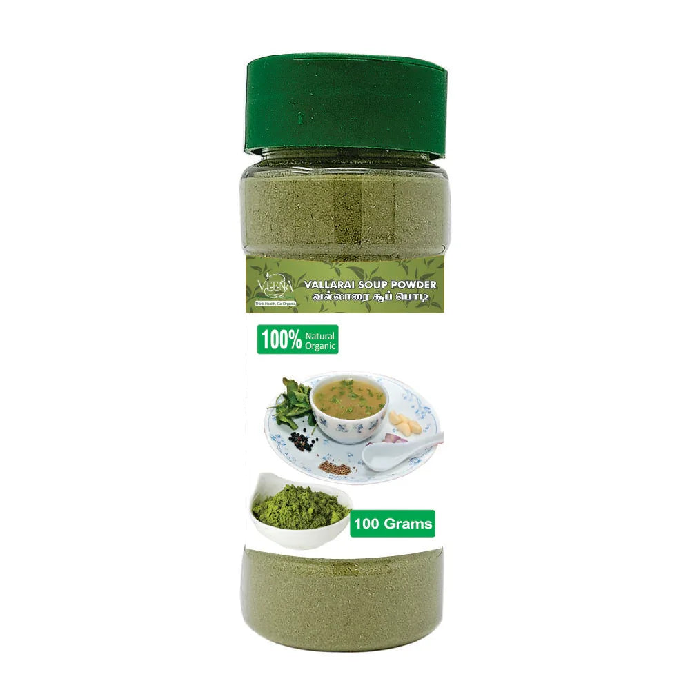 Veena : Products Vallarai Soup Powder - 100g ( Pack of 2 ) - Orgoshops