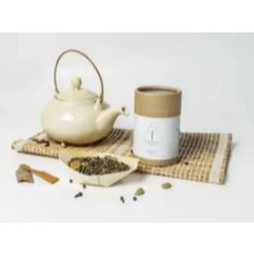 Masala Chai with Green Tea, Cloves, Cinnamon, Ginger, Black Pepper l Good as Kadha - 50g - Orgoshops
