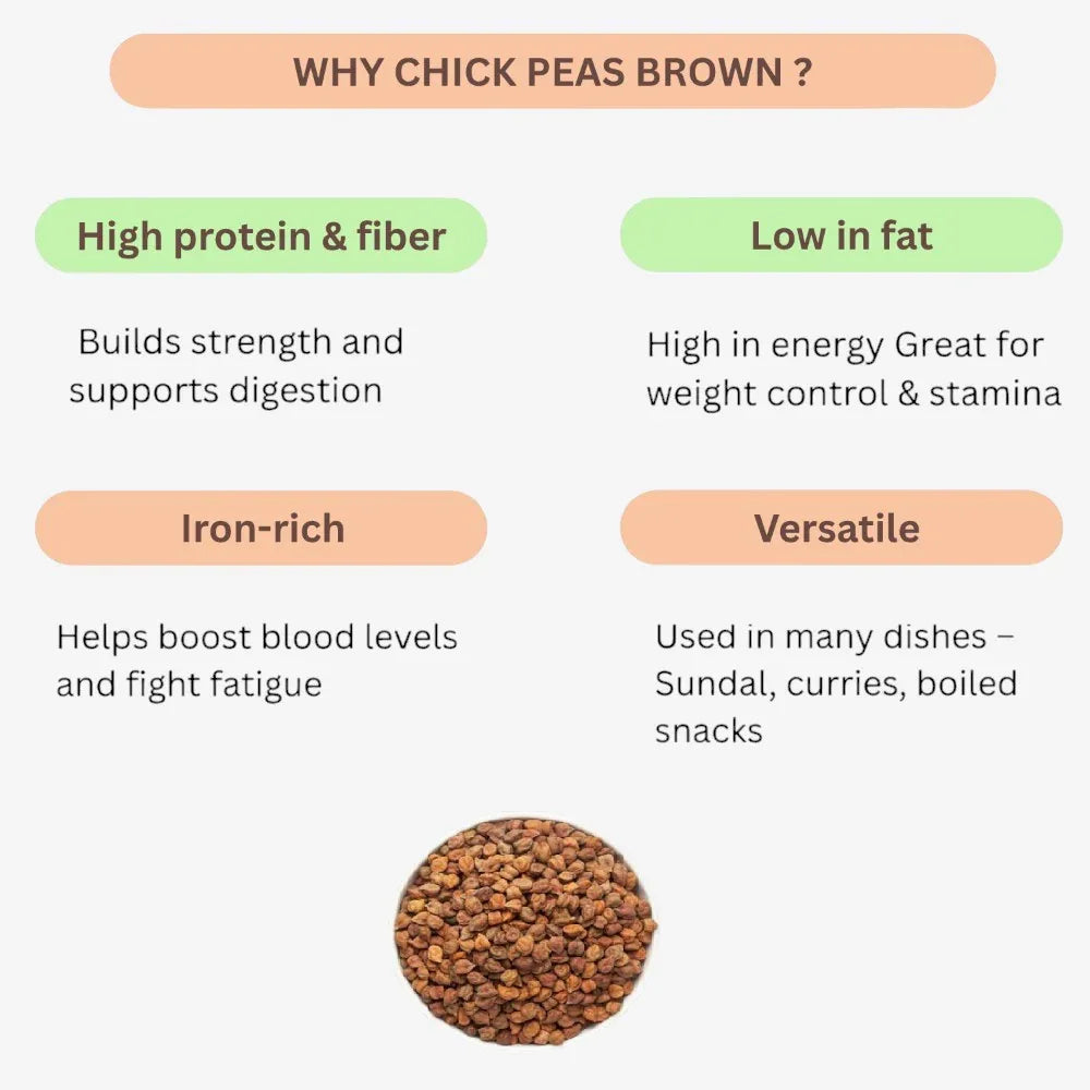 Sangat Chick Peas Brown - 1 Kg ( Pack Of 2 ) - Orgoshops