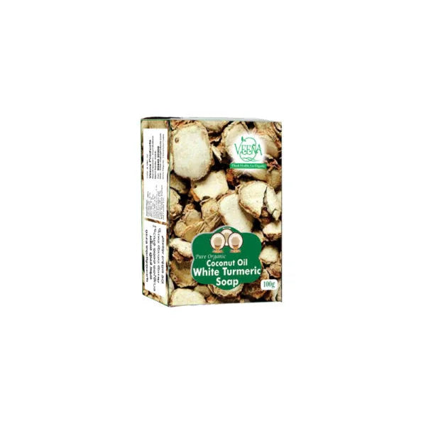 Veena White Turmeric Soap - 100g ( Pack of 2 ) - Orgoshops