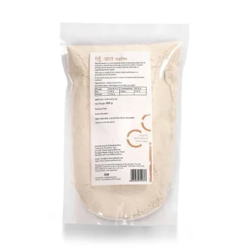 Wheat Flour (Gehu Atta) Organic - 500g - Orgoshops