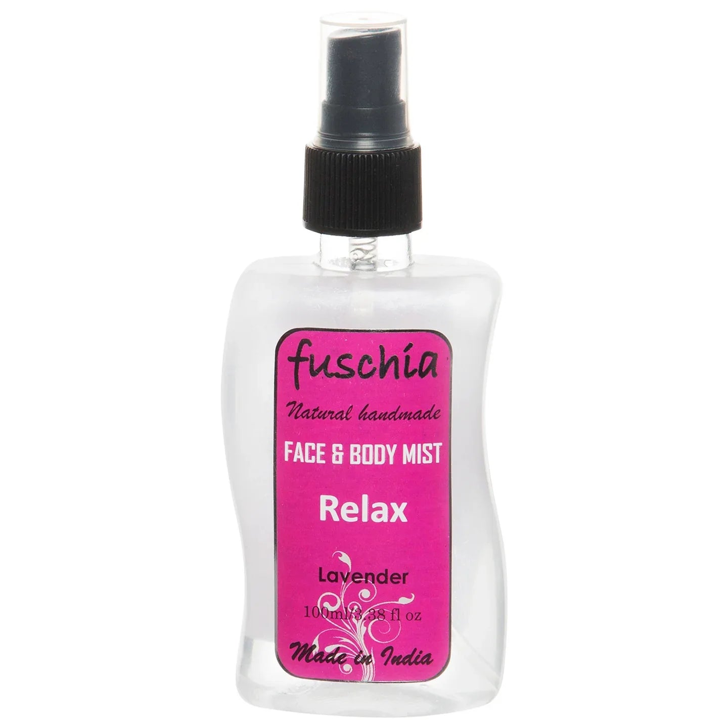 Fuschia Relax Lavender Face & Body Mist - 100ml - Orgoshops