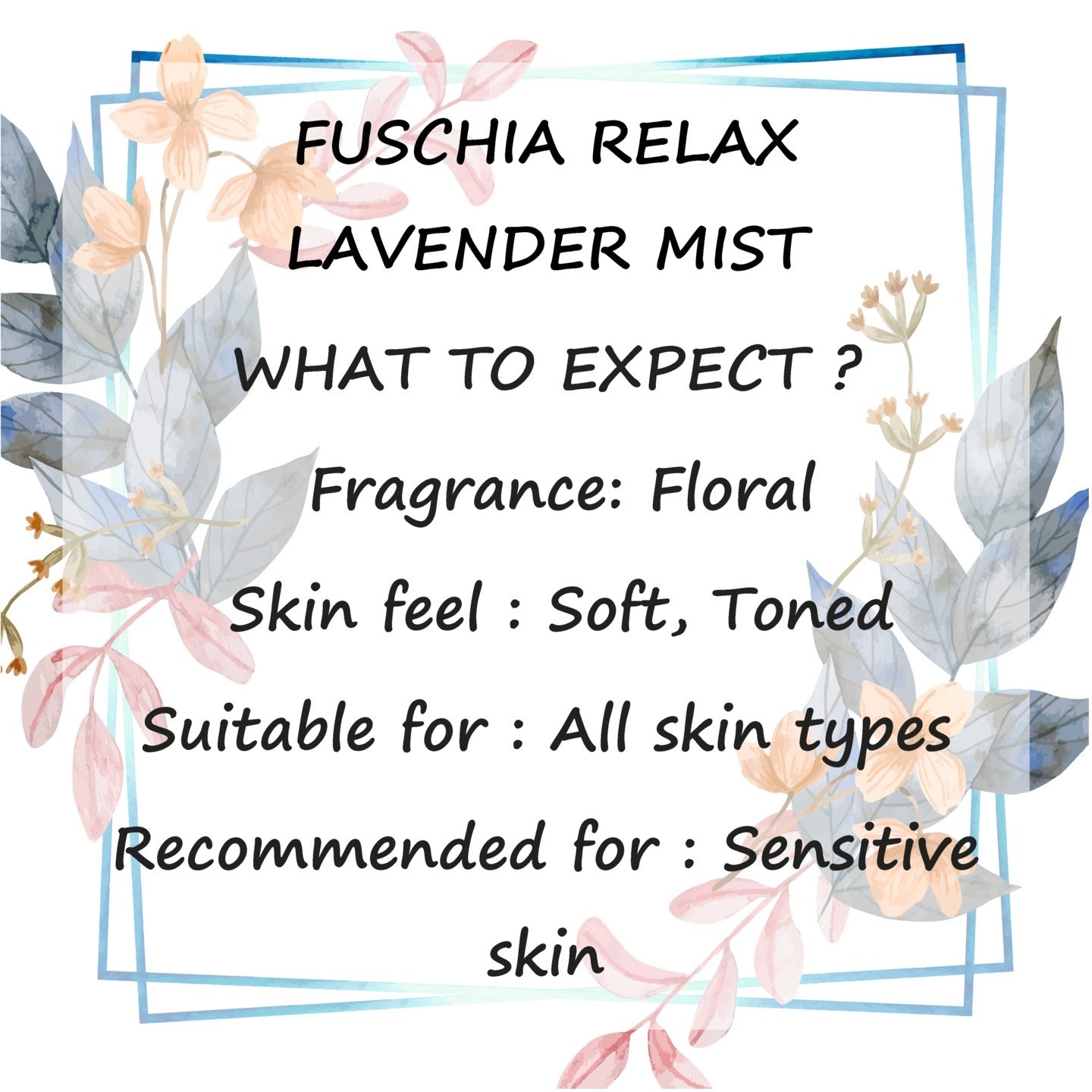 Fuschia Relax Lavender Face & Body Mist - 50ml