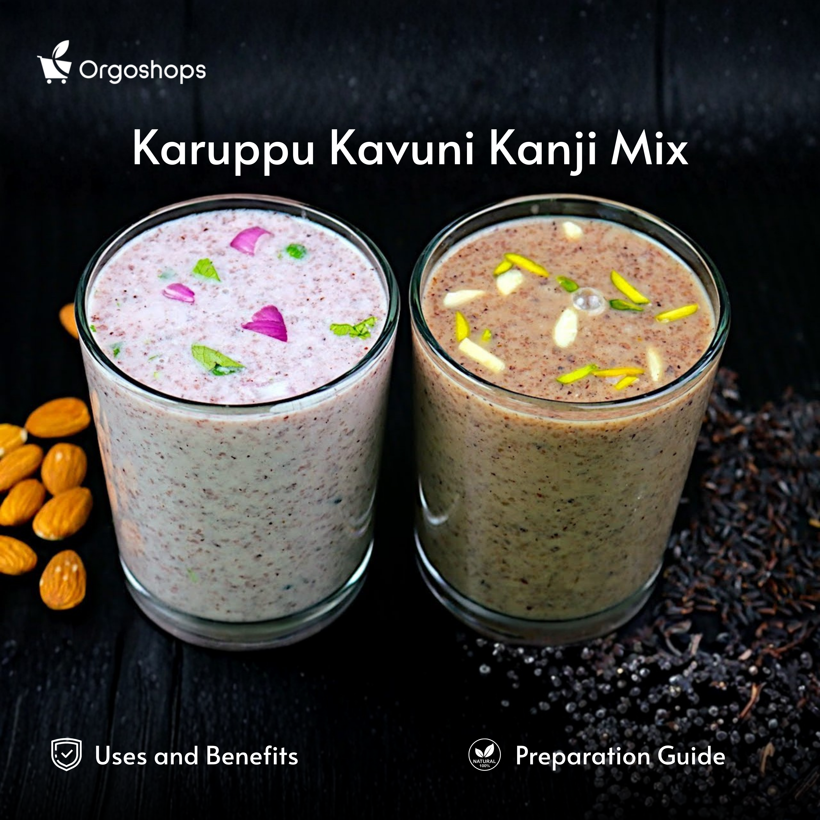 Karuppu Kavuni Kanji Mix - Benefits, Uses & Prep Guide