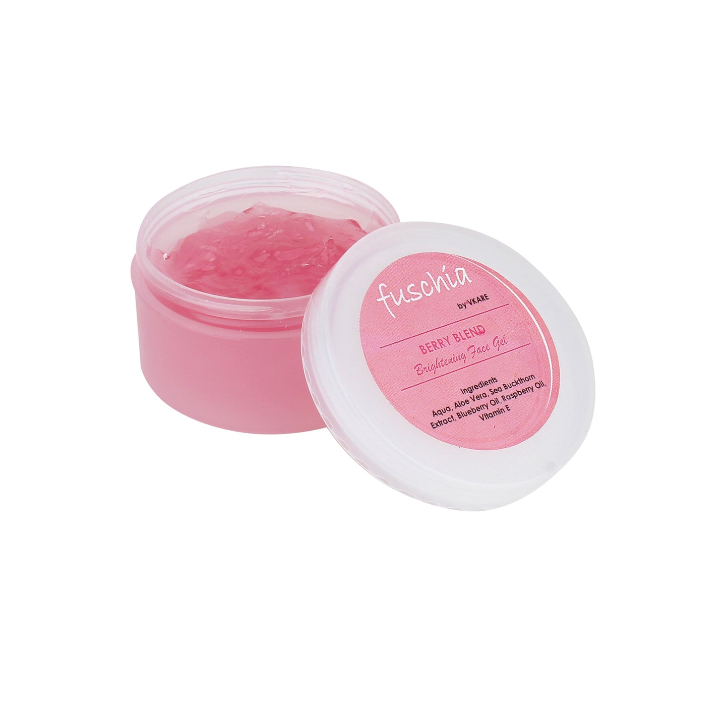 Fuschia Brightening Face Gel - Berry Blend - 50g