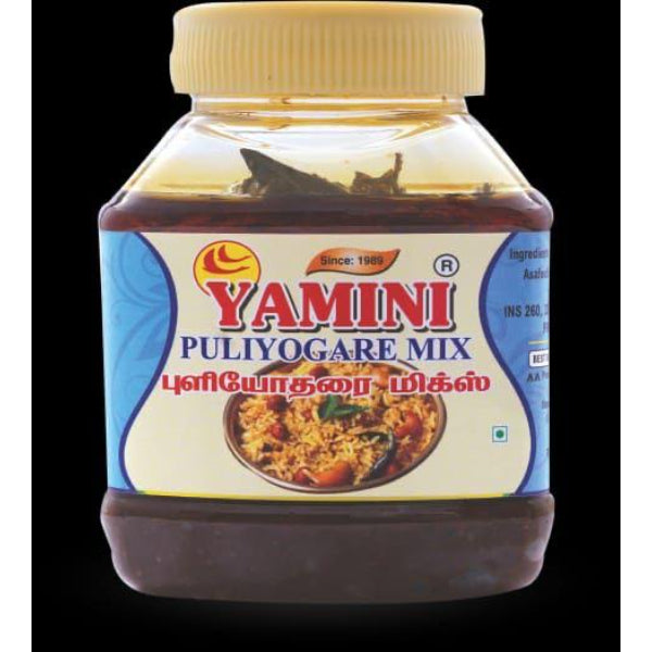 Yamini Foods Puliyotharai Mix / Vathal Kuzhambu Mix Combo Pack Each 500g