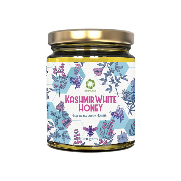 Neo Sanjivani Kashmir White Honey / Himalayan Raw Honey / Kashmir Honey - 250g