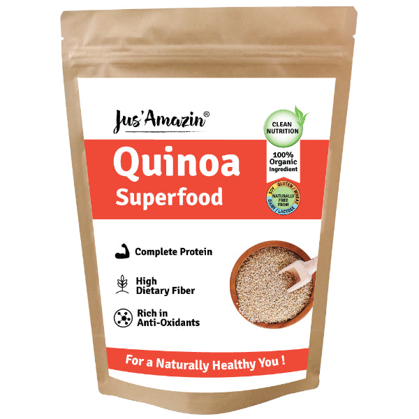 Jus Amazin Organic Quinoa (500g) | Single Ingredient – 100% Organic Quinoa