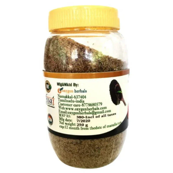 Oxygen Herbals Basil Seeds / Sabja Seed - 250 g - Orgoshops