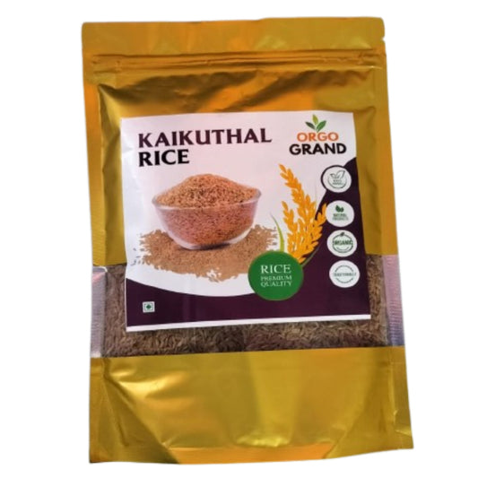 Hand Pounded Brown Rice / Pure Kaikuthal Arisi Orgo Grand