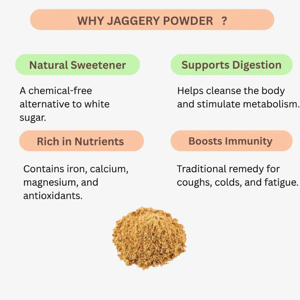 Aagaaram Jaggery Powder - 1kg - Orgoshops