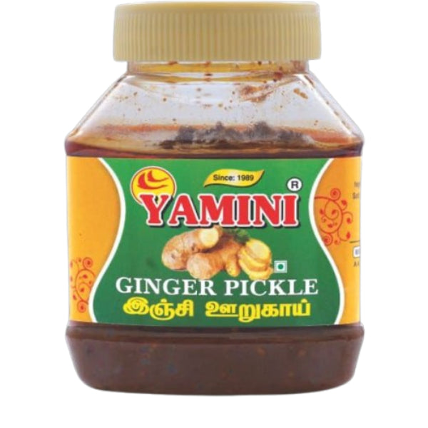 Yamini Foods Ginger Pickle / Maa Ginger Pickle / Orugai - 500 g (Pack of 2)