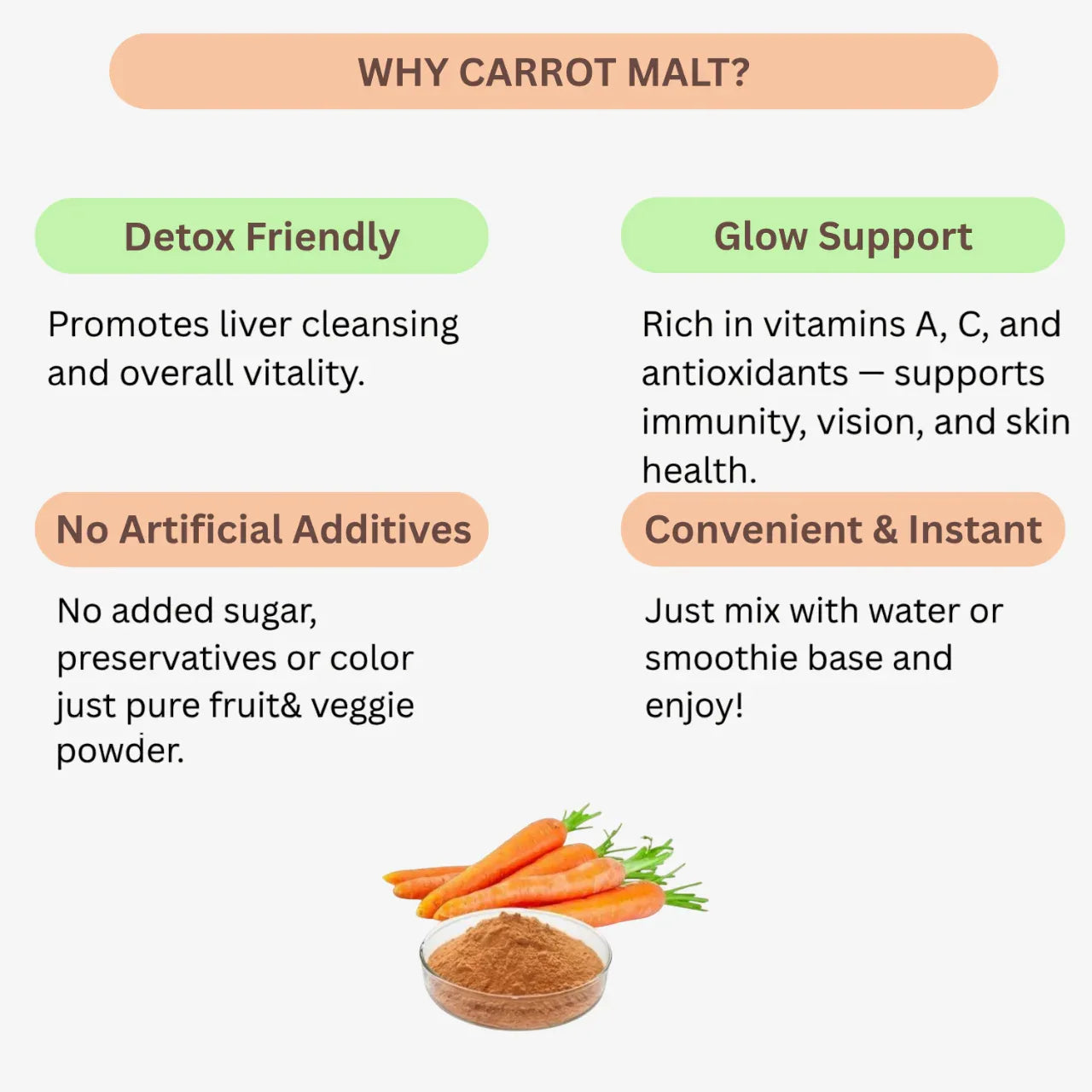 Karai Uzhavan Kudil Carrot Malt - 125 g - Orgoshops