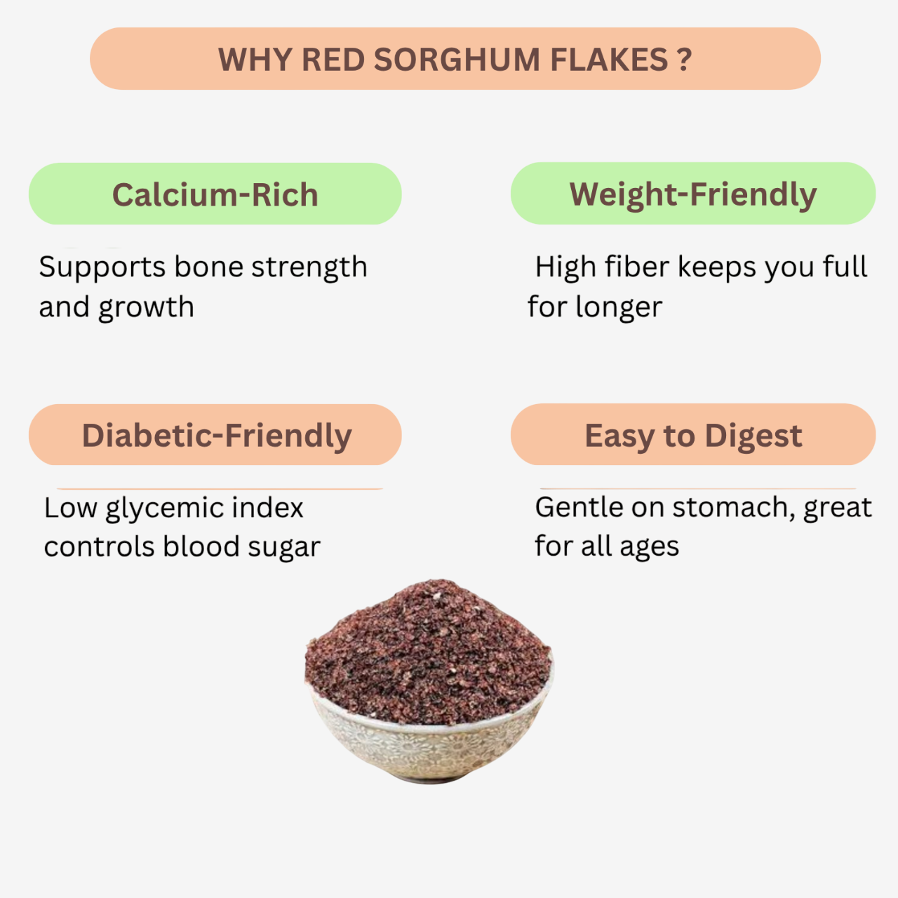 Karai  Uzhavan Kudil  Red Sorghum Flakes / Sigappu Solam Aval - 150 g (Pack of 2)