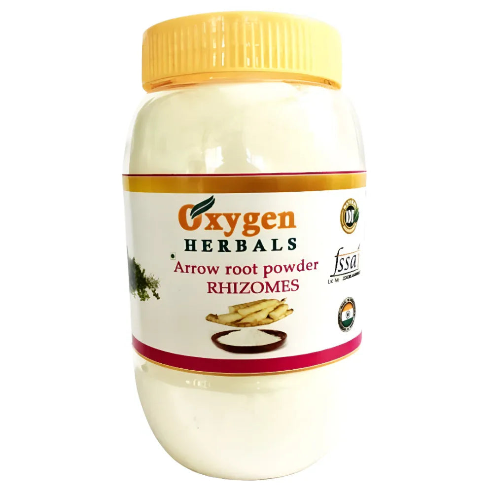 Oxygen Herbals Arrowroot Powder - 250 g - Orgoshops
