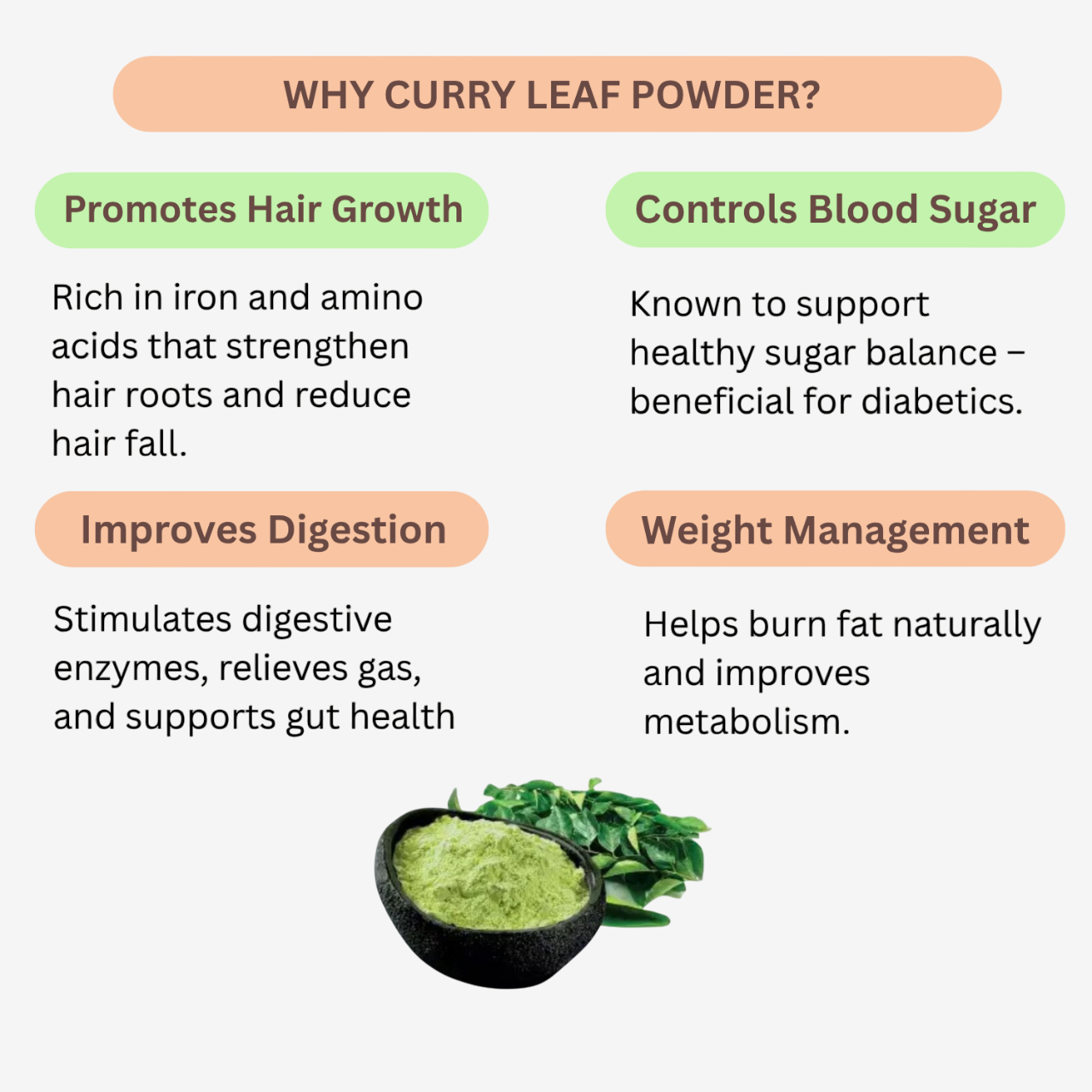 Nisarg Organic Farm Curry Leaf Powder