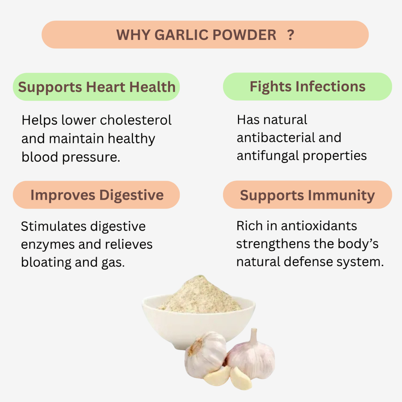 Nisarg Organic Farm Garlic Powder