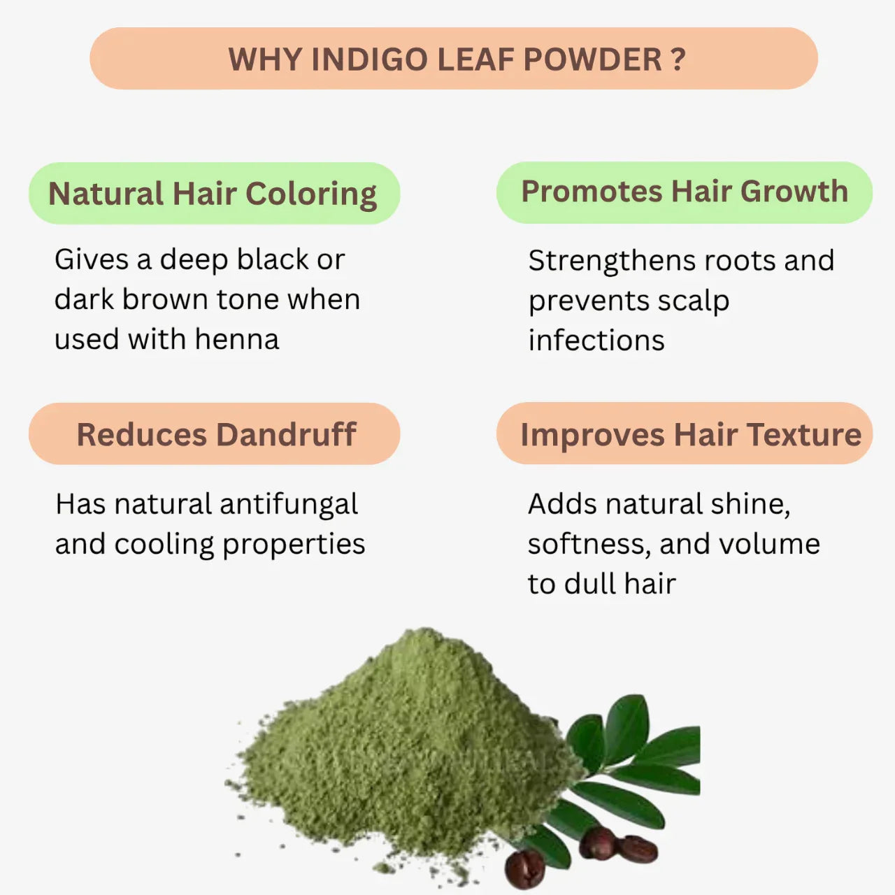 Nisarg Organic Farm Indigo Leaf Powder - Orgoshops
