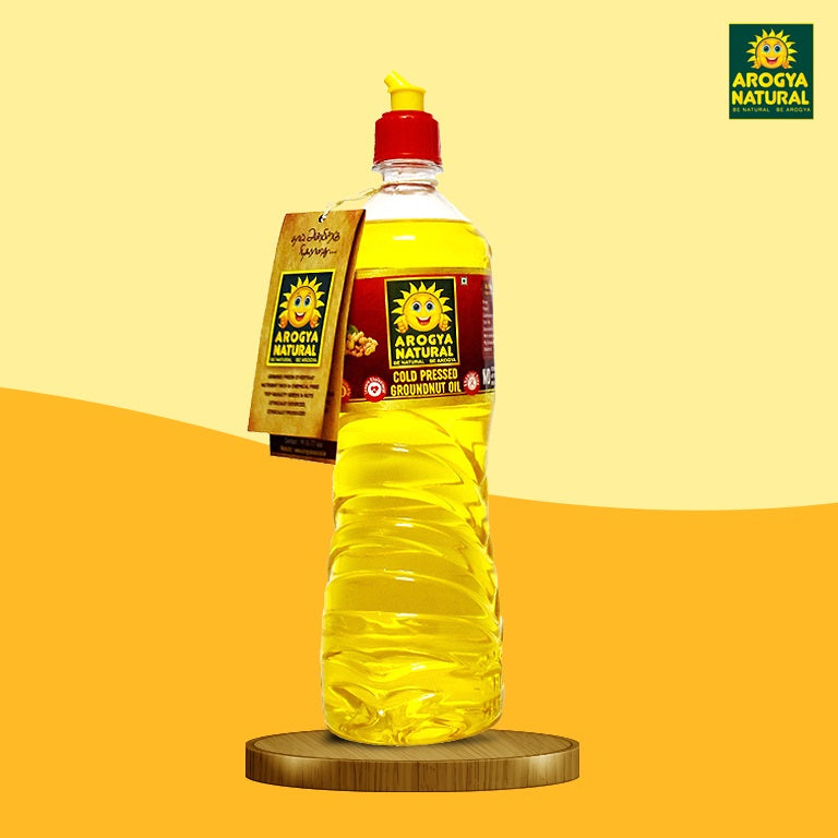 Arogya Natural 2 ltr Groundnut + 1 ltr Gingelly oil ( 200 Ml coconut oil Free )